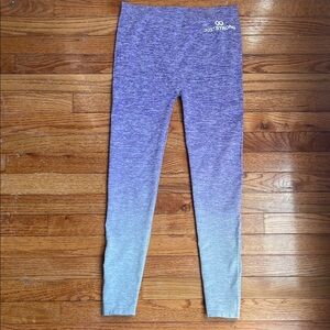 Women's Gradient Leggings - Purple to Gray